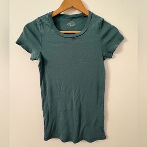 J. Crew Short Sleeve T Shirt, Teal, Size Small